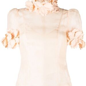 Zimmerman Elegant Cream Floral Women's Top